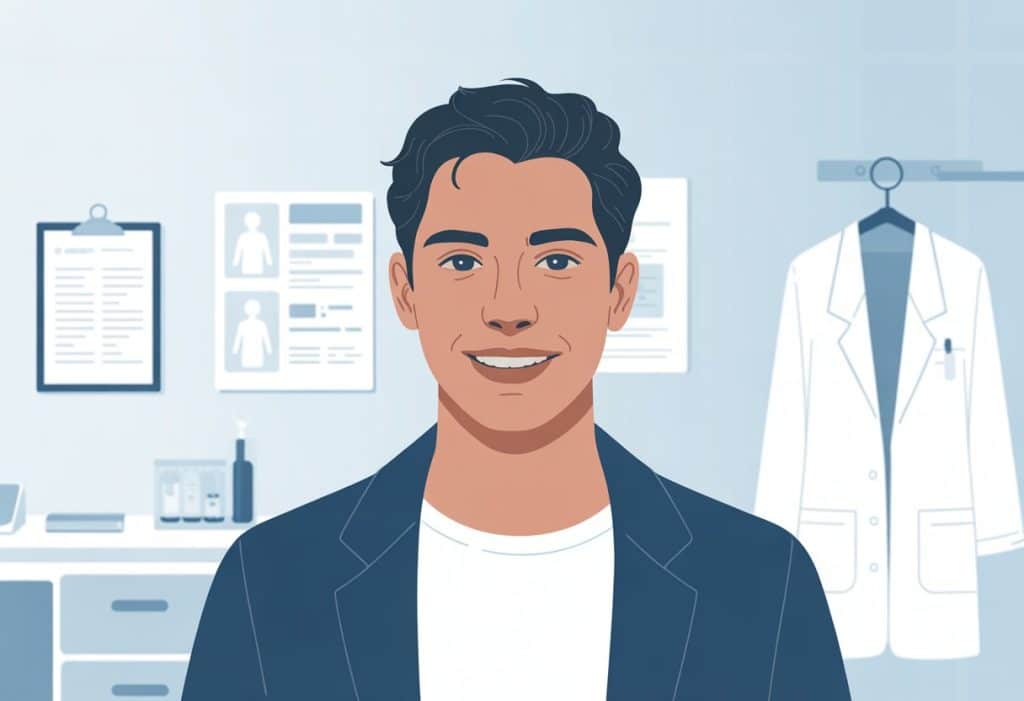 Giovane donatore privato di sperma in ambito clinico